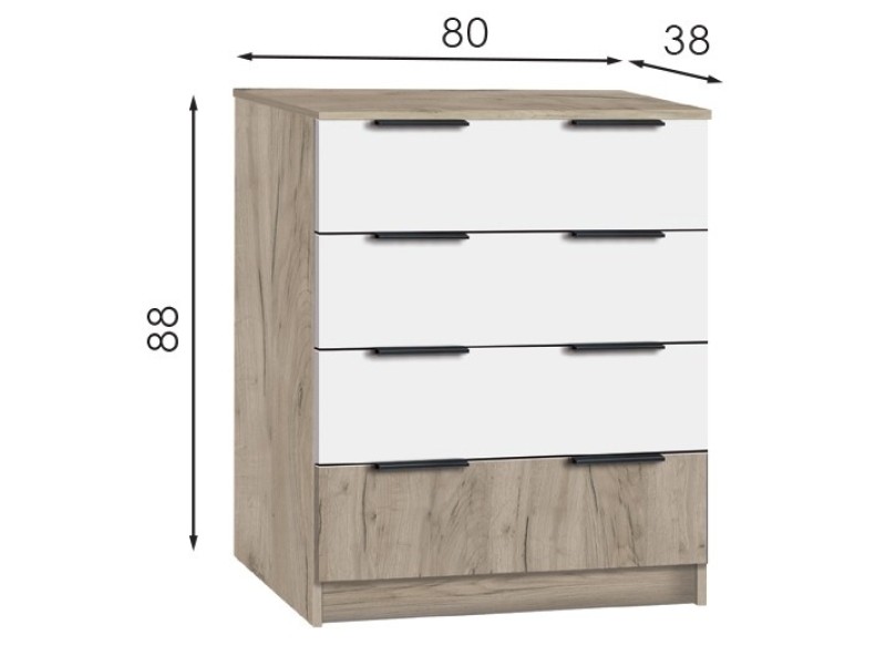 Chest of drawers Comfort 4B
