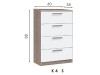 Chest of drawers K4 S