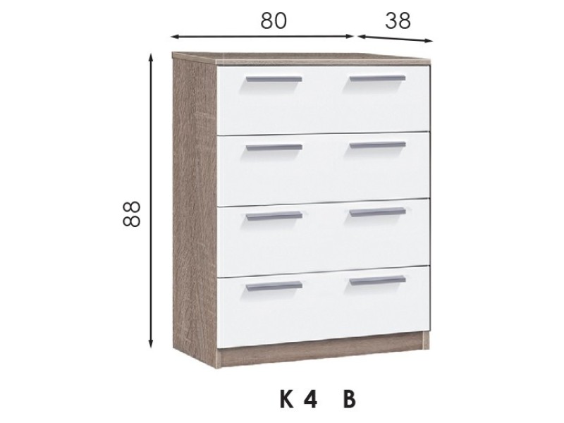Chest of drawers K4 B