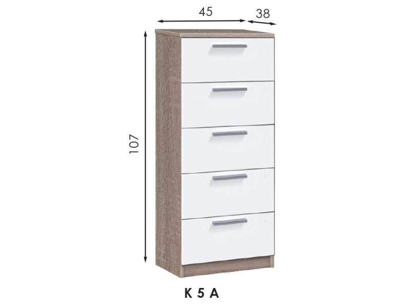 Chest of drawers K5 A