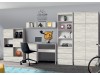 Sirius oak craft white chest of drawers