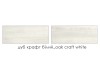 Sirius oak craft white chest of drawers