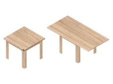 The table is foldable
