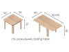 Kitchen furniture: folding table
