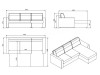 Corner sofa Bern 1