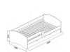 Bed Kokolino 200x90