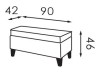 Pouf "Bow"