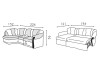 Sofa Focus Corner Folding