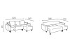 Leo Corner Sofa Bed