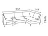 Austin Corner Sofa Non-Convertible