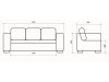 Sofa Atlanta 3-seater