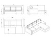 Corner sofa Scandic 1