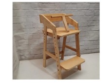 Growing chair for children with a limiter