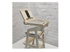 Growing transformer chair with soft cushion
