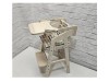 Growing transformer chair with a soft cushion