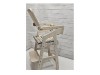 Growing transformer chair with a soft cushion