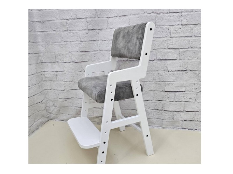 Growing transformer chair made of ash wood with painting.