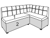 Corner COMO with niches